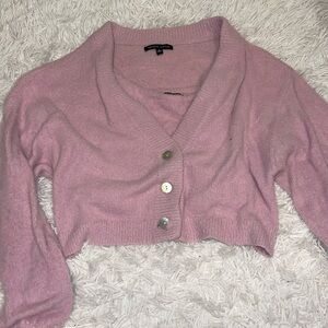 Kendall & Kylie Cable Tank Top and Cardigan (Cardigan Size: S, Tank Size: S)